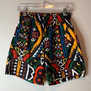 Reason Brand Mens tribal print shorts